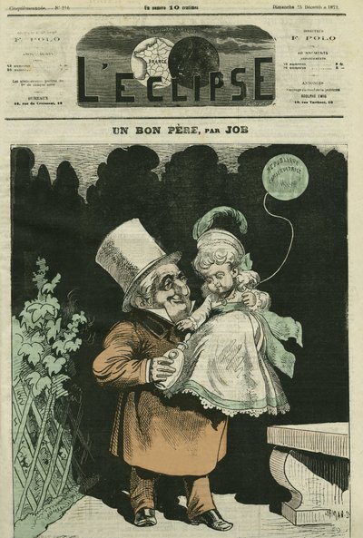 A Good Father, Adolphe Thiers (1797-1877), French Historian and Statesman. Cover in L