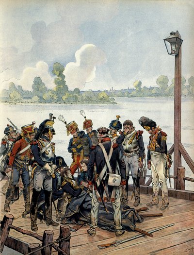 Death of Marechal Jean Lannes, May 31 by pseudonym for Onfray de Breville Jacques Job