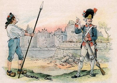 Destruction of the Bastille by pseudonym for Onfray de Breville Jacques Job