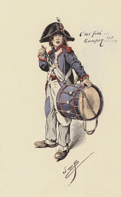 Drummer boy by pseudonym for Onfray de Breville Jacques Job