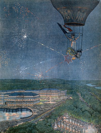 Fete in the Park of the Castle of Saint Cloud for the Baptism of Napoleon Francois Charles Joseph Bonaparte by pseudonym for Onfray de Breville Jacques Job