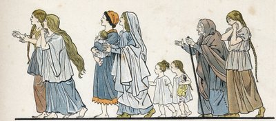 Gallic peasant women with their children. in 