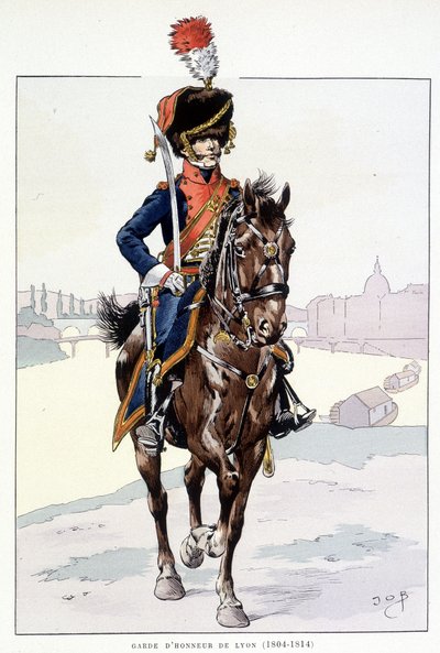 Horseman of the guard of honour of Lyon (1804-1814) - in 