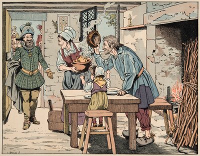Henri IV in the peasants, to eat the chicken in the pot from 