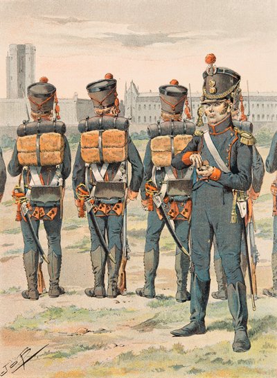 French Troops: Pied Artillery (1812) by pseudonym for Onfray de Breville Jacques Job