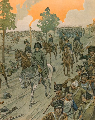 History of Belgium: Waterloo on the Evening of the Battle by pseudonym for Onfray de Breville Jacques Job