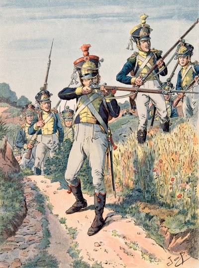 Outfit of French Troops at All Times: Legion de la Vistula, Infantry by pseudonym for Onfray de Breville Jacques Job