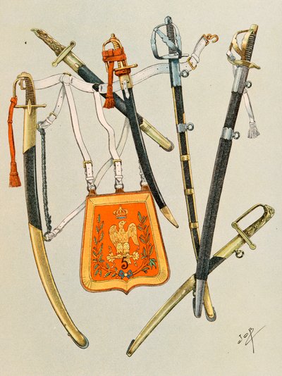 Outfit of French troops at all times: Arms of Troops, Group 1 by pseudonym for Onfray de Breville Jacques Job