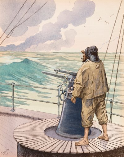 The trawler (whaling sailor) by pseudonym for Onfray de Breville Jacques Job