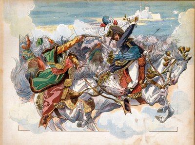 Joachim Murat During the Battle of Aboukir in 1799, Captured General Mustapha Pasha by pseudonym for Onfray de Breville Jacques Job