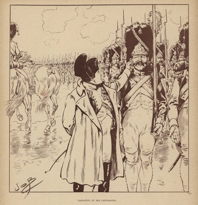 Napoleon and His Grenadiers by pseudonym for Onfray de Breville Jacques Job