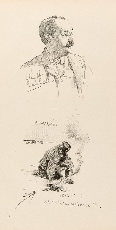 Portrait of Job by pseudonym for Onfray de Breville Jacques Job