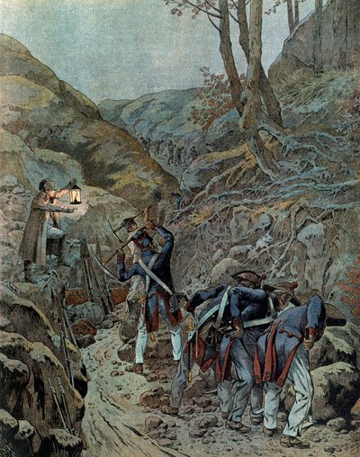 Prussia Campaign: Troops Widening a Passage for Cannons by pseudonym for Onfray de Breville Jacques Job