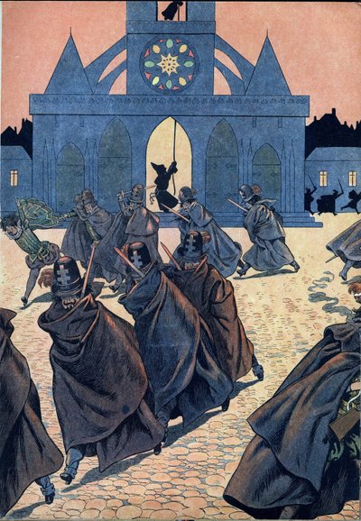Scene of the History of France in Toys: Saint Bartholomew