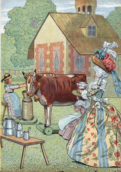 Scene of the History of France in Toys: Marie Antoinette