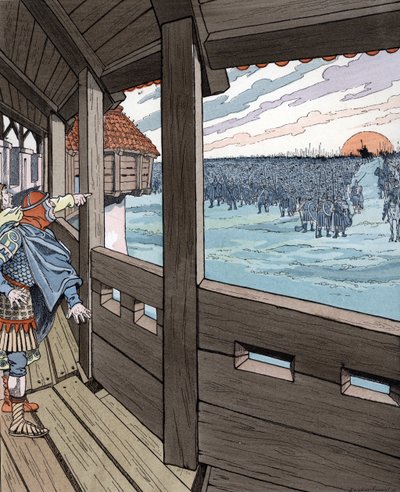 Siege of Pavia (773-774): Ogger exclaiming 