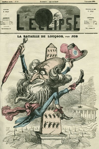 The Battle of Louqsor, Father Gagne on the Obelisk by pseudonym for Onfray de Breville Jacques Job