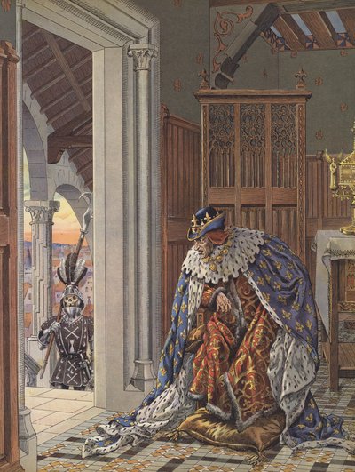 The aged King Louis XI of France fearing death by pseudonym for Onfray de Breville Jacques Job