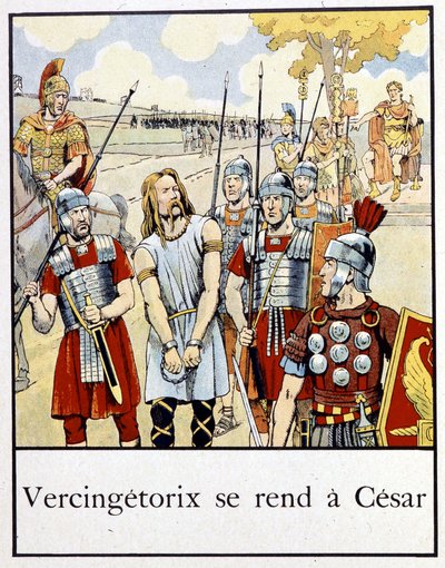 Vercingetorix surrenders to Caesar - in 