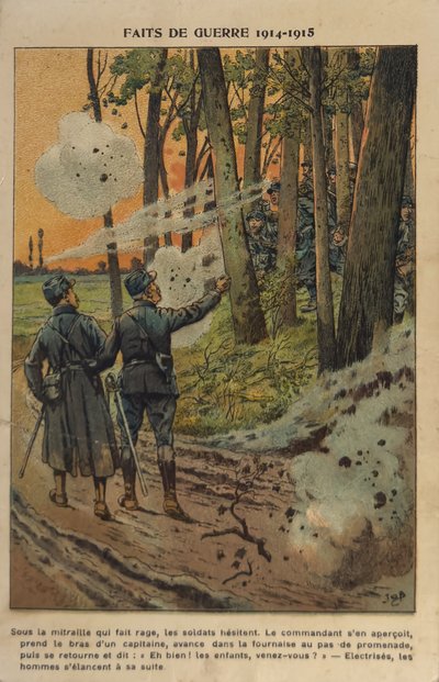 WW1: Heroic Officers by pseudonym for Onfray de Breville Jacques Job