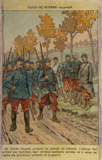 WW1: Honoring the Wounded by pseudonym for Onfray de Breville Jacques Job