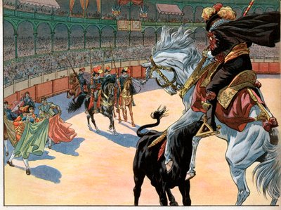 A bullfight in Spain. Joachim Murat by pseudonym for Onfray de Breville Job