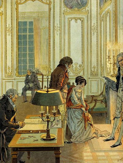 Day of the Civil Marriage of Napoleon I Bonaparte by pseudonym for Onfray de Breville Job