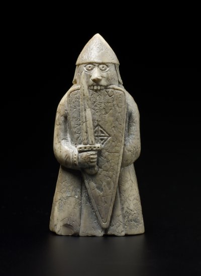 Lewis Chesspiece - Berserker by school Scandinavian