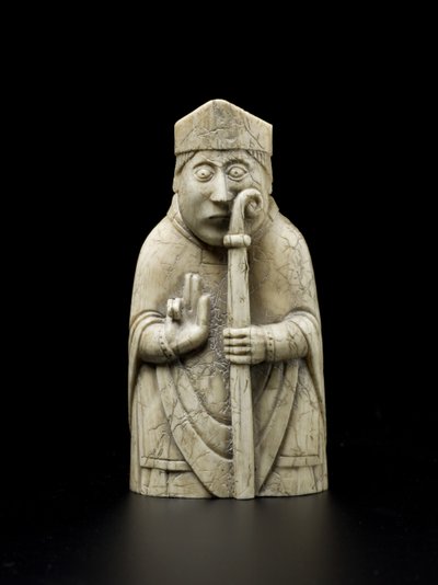 Lewis Chesspiece - Bishop by school Scandinavian
