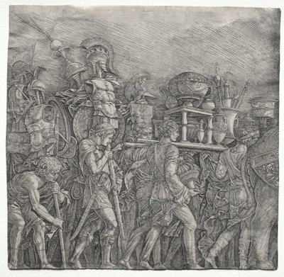 The Triumphs of Caesar: The Corselet Bearers by school of Andrea Mantegna