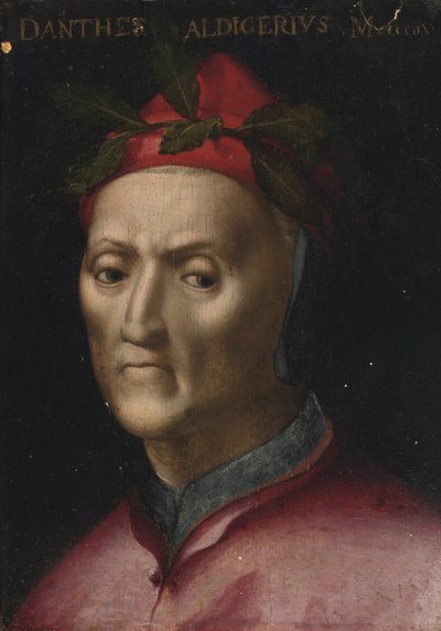 Portrait of Dante Alighieri by second half 16th cen. Italian