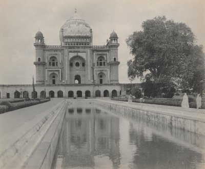 Saftar Jung Tomb, Delhi by studio of A. W. A. Plâté Studio (Ceylonese)