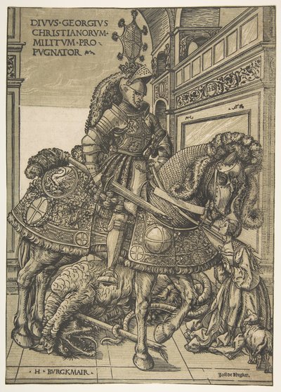 Saint George on Horseback, 1508-1518 by the Elder Hans Burgkmair