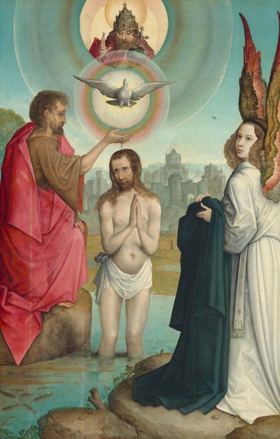 The Baptism of Christ, c. 1508-1519 by the Elder Juan de Flandes