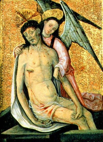 The Dead Christ Supported by an Angel by the Elder Rodrigo de Osona