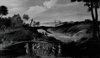 Landscape with Figures, c. 1600 by the younger Joos de Momper
