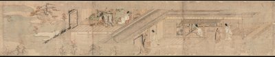 Narrative Picture Scroll about Love Romance of Courtier and Girl at Sumiyoshi by Unknown artist