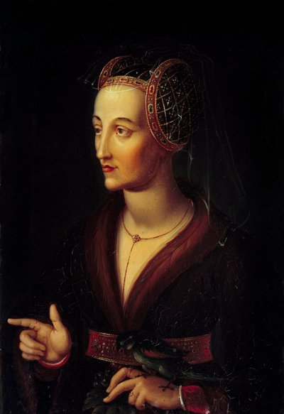 Portrait of Isabella of Portugal, Duchess of Burgundy by vincent Nicolas Raverat