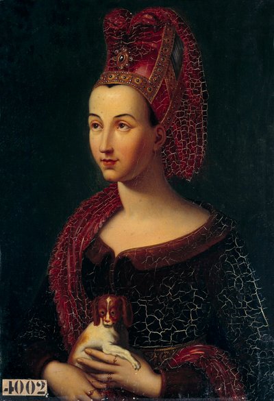 Portrait of Margaret of Flanders, Duchess of Burgundy (1350-1405) by vincent Nicolas Raverat