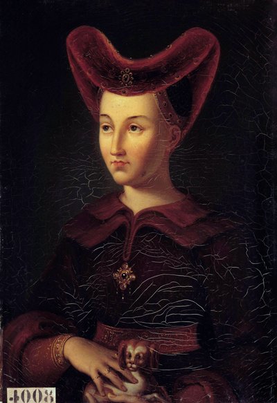 Portrait of Marguerite de Baviere, Duchess of Burgundy (1363-1423) by vincent Nicolas Raverat
