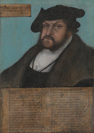 Johann I, the Constant, Elector of Saxony by workshop of Lucas Cranach the Elder