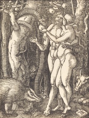 The Fall of Man, probably c. 15091510. by Albrecht Dürer