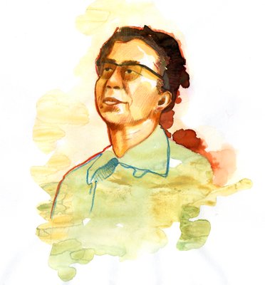 Portrait of Jiang Qing (19141991) Wife of Mao Zedong (Portrait of