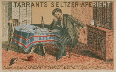 Trade card for Tarrant's Seltzer Aperient (USA) c. 1890