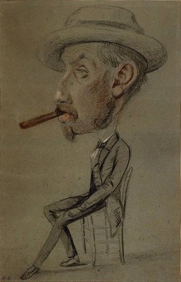 Man with a Big Cigar by Claude Monet: Buy fine art print