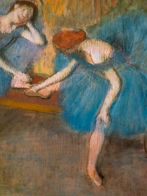Ballerine in top blu