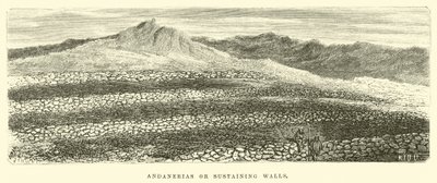 Andanerias or sustaining walls  by Edouard Riou