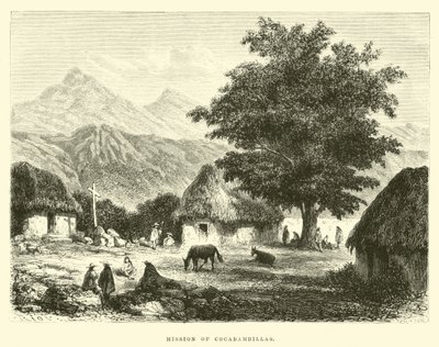 Mission of Cocabambillas  by Edouard Riou