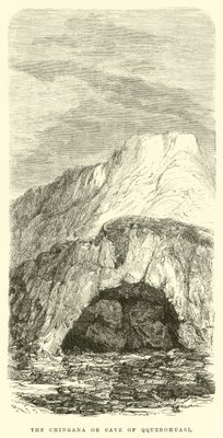 The Chingana or cave of Qquerohuasi  by Edouard Riou