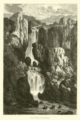 The Ravine of Occobamba  by Edouard Riou